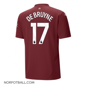 Billige Fotballdrakt Manchester City Kevin De Bruyne #17 Replika Tredjedrakt 2024-25 Kortermet